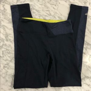 Marika navy and neon leggings